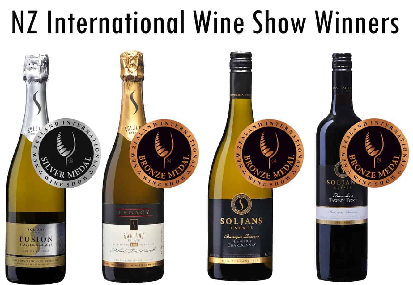 NZ International Wine Show Winners | Soljans Estate Winery